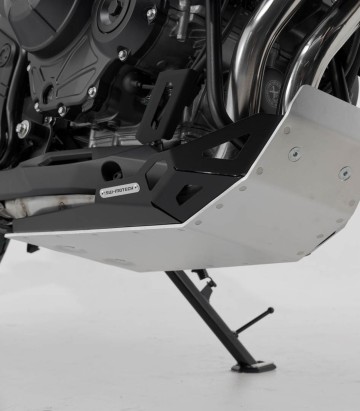 Protector de Cárter SW-MOTECH Negro y Plateado Honda CB500X (18), NX500 (23) MSS.01.919.10000