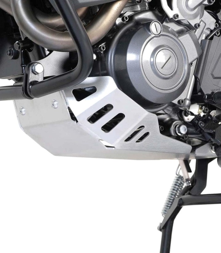 SW-MOTECH Skid Plate for Yamaha XT 660 Z Tenere (07-16) in Silver MSS.06.571.100