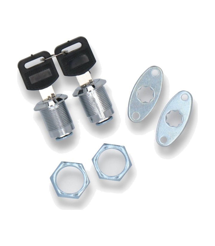 Conjunto de cadeados Legend Gear LH, 2 fechaduras e 2 chaves SW-MOTECH BC.LOC.00.682.10000/S