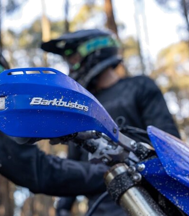 Barkbusters EGO for 22 mm Straight Handlebar Handguards in Blue