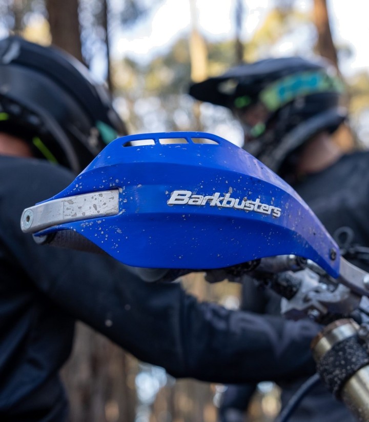 Paramani Barkbusters EGO per manubrio dritto da 22 mm in Blu