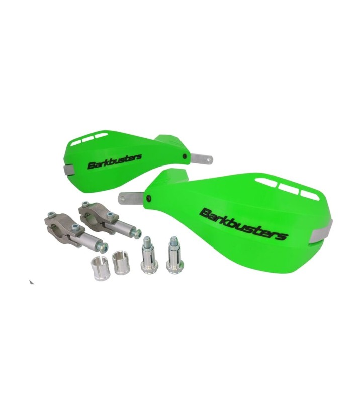 Protetores de mãos Barkbusters EGO para guiador reto de 22 mm na cor Verde