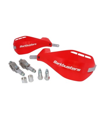 Protège-mains Barkbusters EGO pour guidon droit de 22 mm en coloris Rouge