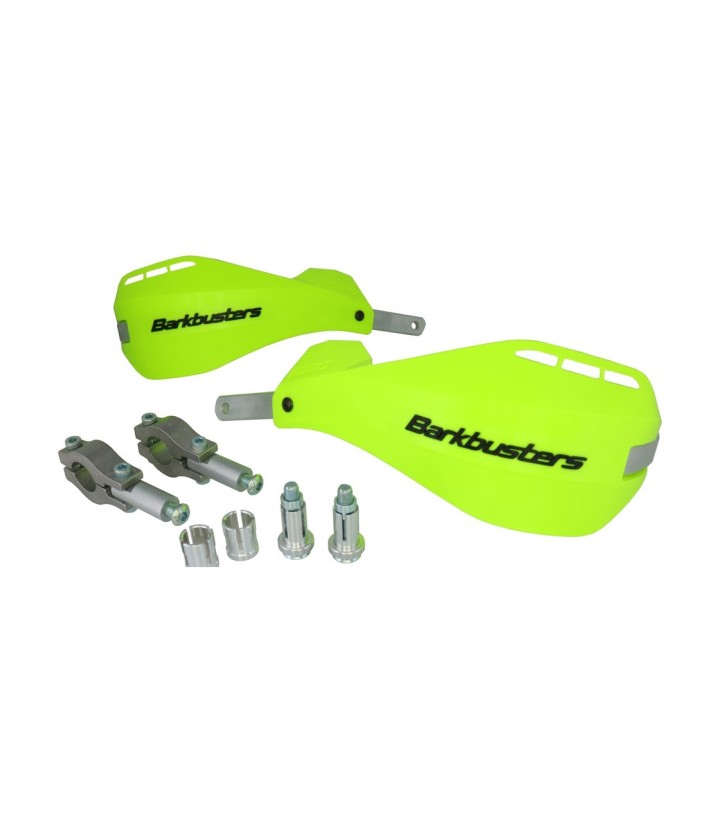 Protège-mains Barkbusters EGO pour guidon droit de 22 mm en coloris Jaune fluo