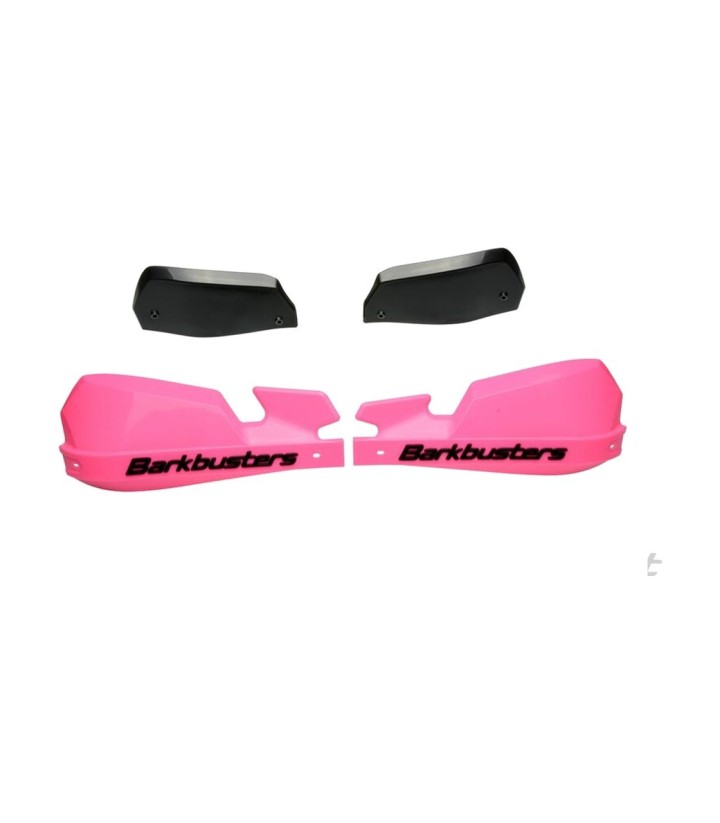 Protectores de Plástico Barkbusters VPS en Rosa con Deflectores Negros