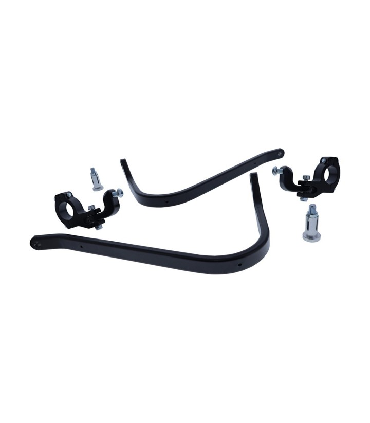 Barkbusters Universal Two Point Handguard Mounting Kit for Tapered Handlebar in Black