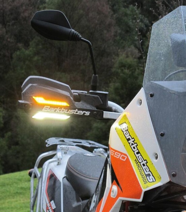 Witte Barkbusters LED-positielichten voor VPS- en Storm-handkappen