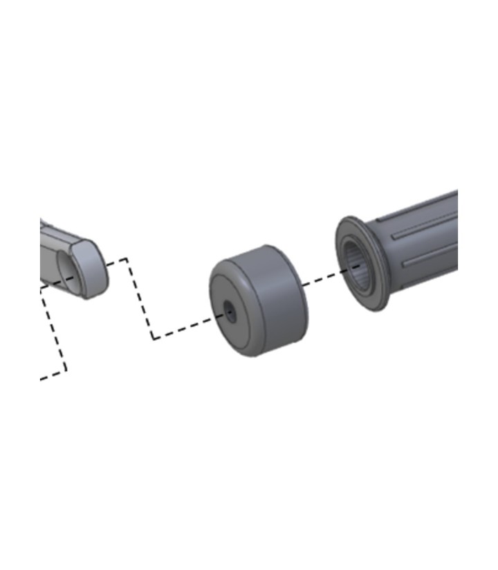 Barkbusters 35 mm Replacement Bar End Weights in Black