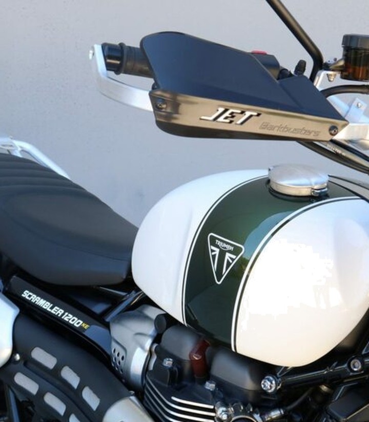 Kit de montagem de protetores de mãos Barkbusters para Triumph Scrambler 1200 XC/XE (22-23), XC ABS/XE ABS (19-21)
