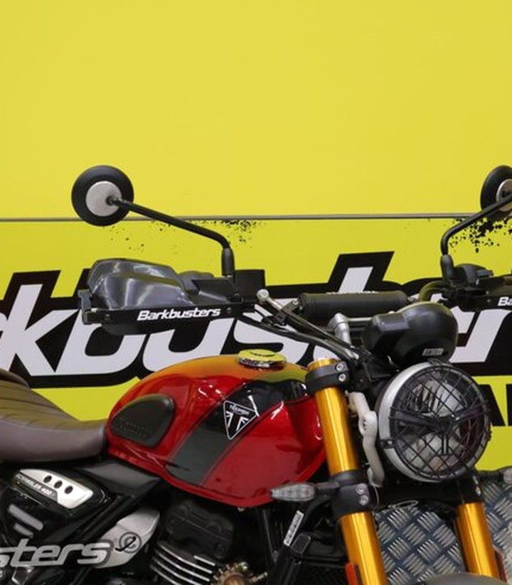 Montageset voor Barkbusters handkappen voor Triumph Scrambler 400 X (24-26)