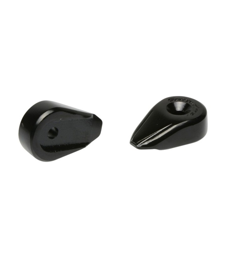 Barkbusters buitenste stuureindgewichten in zwart