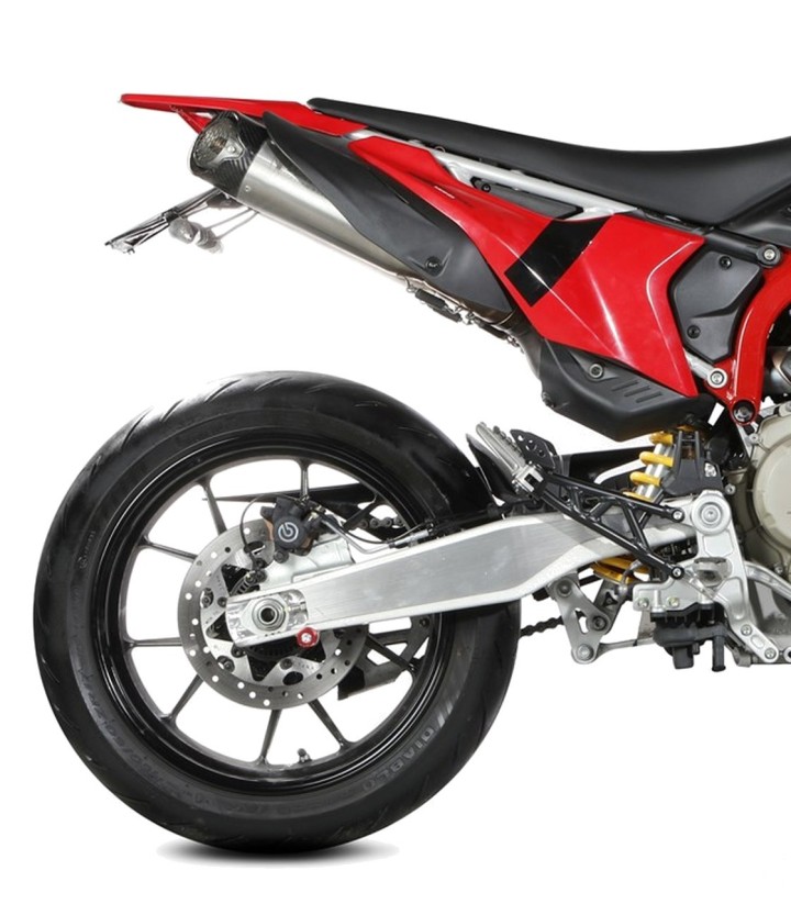 MIVV X-M5-uitlaat Titanium voor Ducati Hypermotard 698 MONO (24-26) D.055.LC5T