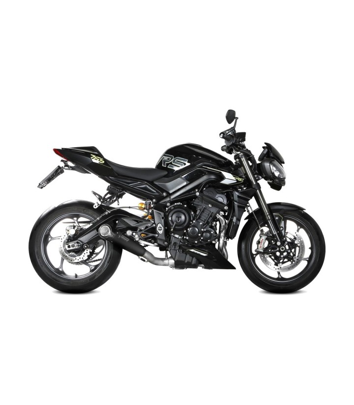 Scarico MIVV X-M5 Nero per Triumph Street Triple 675 (25-26), 765 R/RS (25-26), Street Twin (25-26) T.031.SC5B