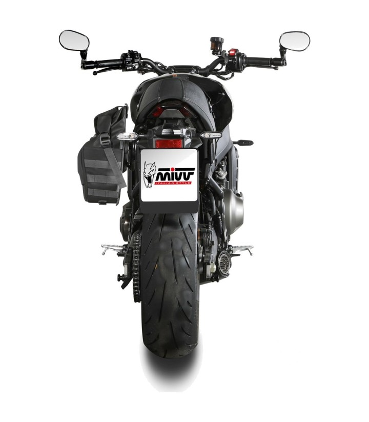 MIVV X-M5 Exhaust Black for Yamaha MT-09 (24-26), XSR 900 (22-26), YZF 750 SP (24-26), YZF-R9 (25-26) Y.079.SC5B