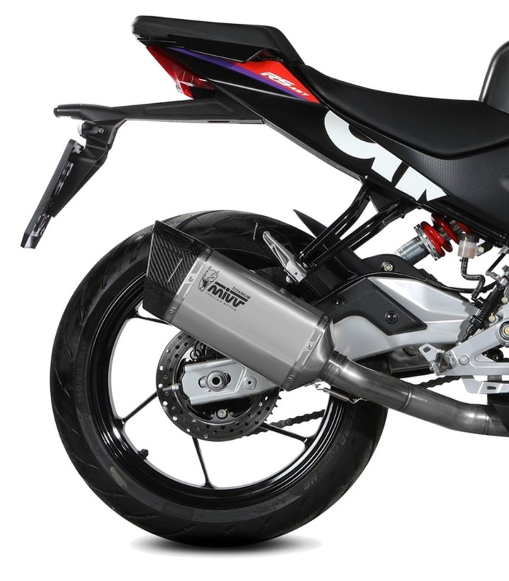 Scarico MIVV SR-1 Titanio per Aprilia RS 457 (24-26) A.021.KR1T