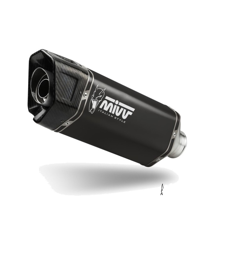 MIVV SR-1 Auspuff Schwarz für Aprilia RS 457 (24-26) A.021.KR1XB