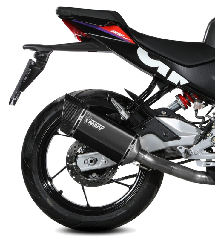 MIVV SR-1 Exhaust Black for Aprilia RS 457 (24-26) A.021.KR1XB