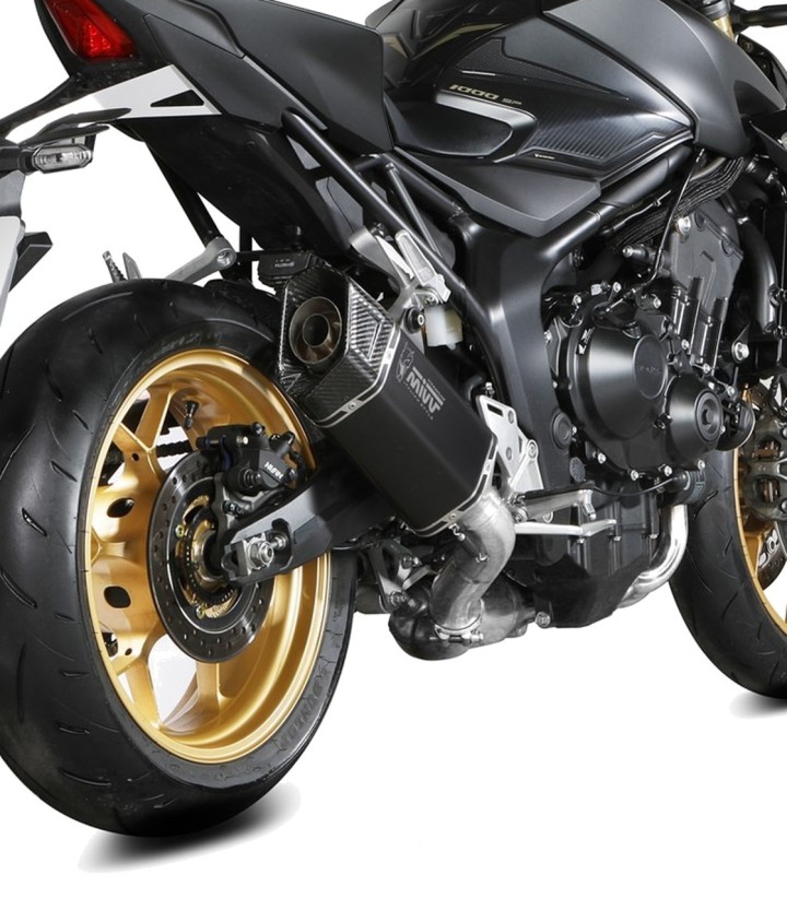 Scarico MIVV SR-1 Titanio nero per Honda CB 1000 Hornet (25-26) H.095.LR1TB