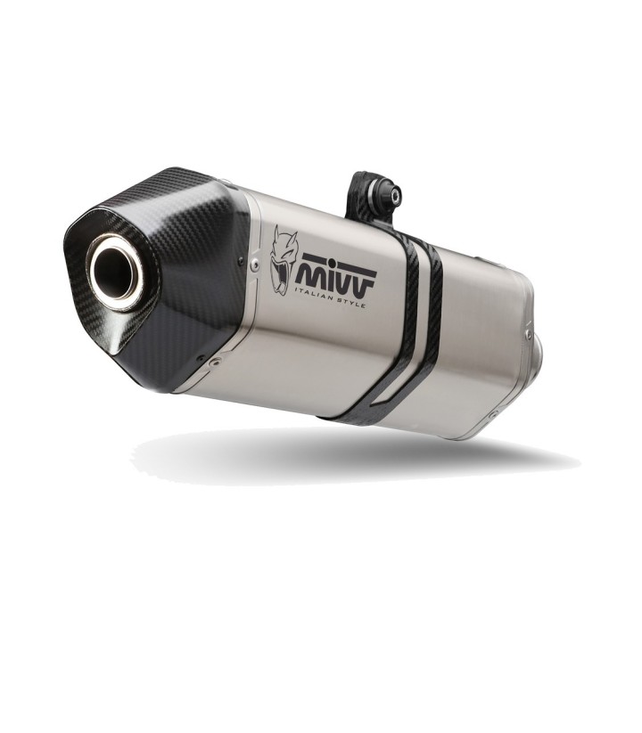 MIVV Speed Edge Auspuff Stahl für Triumph Tiger 850 Sport (21-25) T.032.LRX