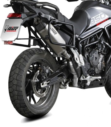 MIVV Speed Edge-uitlaat Staal voor Triumph Tiger 850 Sport (21-25) T.032.LRX