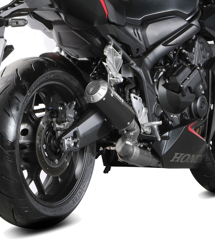 MIVV MK3-uitlaat Zwart voor Honda CB650R (24-26), CBR650R (24-26) H.096.SM3B