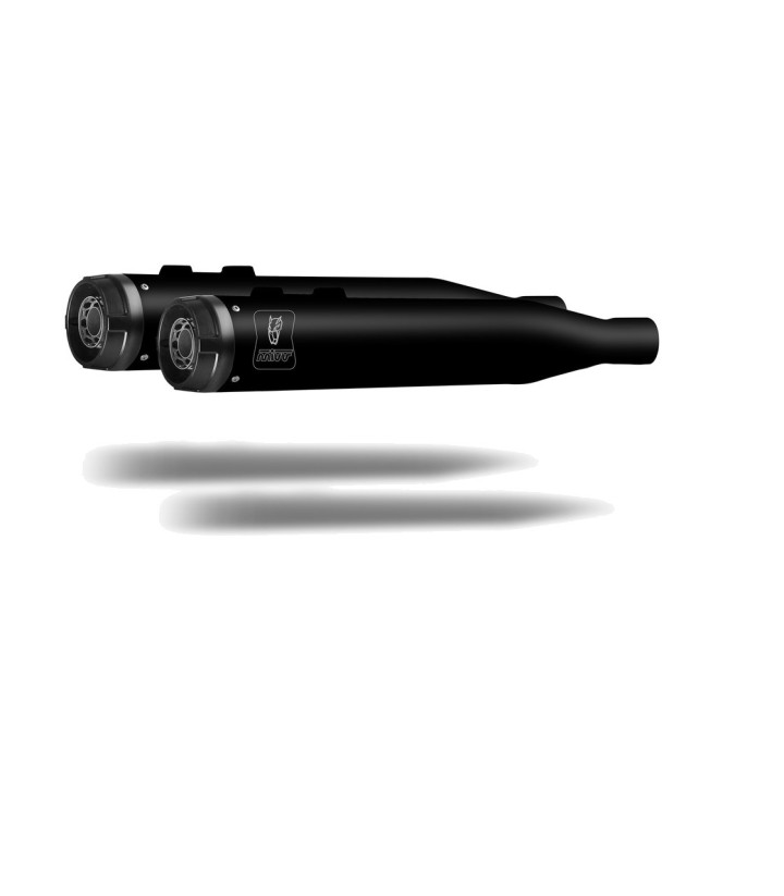 Échappement MIVV HR-1 Noir pour plusieurs modèles Harley-Davidson HD.005.LH1BA