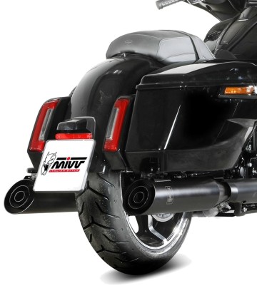 Escape MIVV HR-1 Preto para vários modelos de Harley-Davidson HD.005.LH1BS
