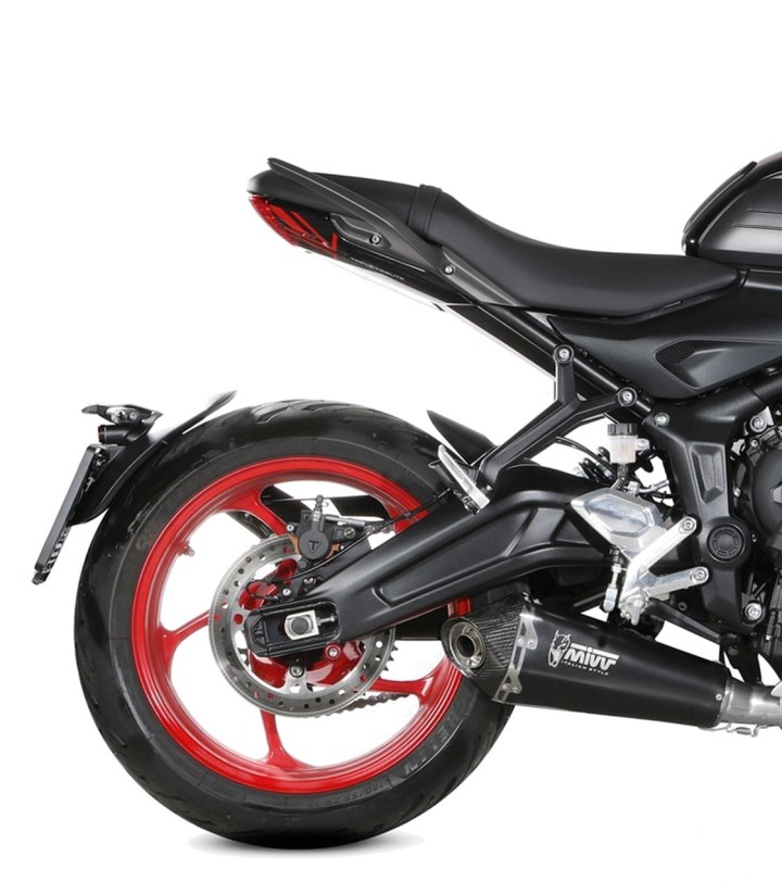MIVV Delta Race Exhaust Black for Triumph Trident 660 (25-26) T.029.KDRB