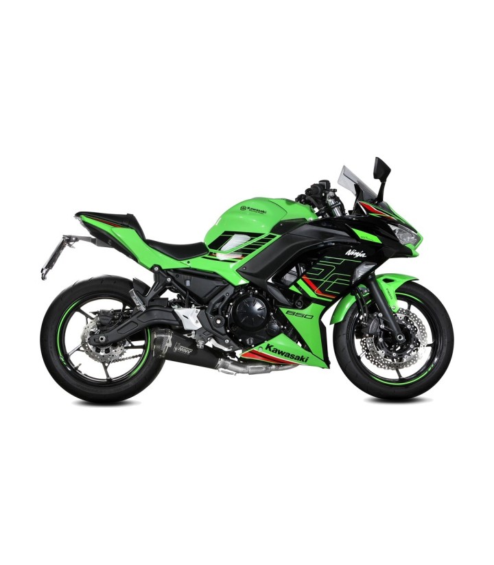 MIVV Delta Race Exhaust Black for Kawasaki Ninja 650 (24-26), Z 650 (24-26) K.057.KDRB