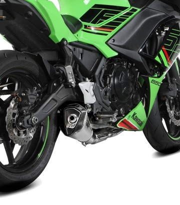 MIVV Delta Race Exhaust Stainless steel for Kawasaki Ninja 650 (24-26), Z 650 (24-26) K.057.KDRX
