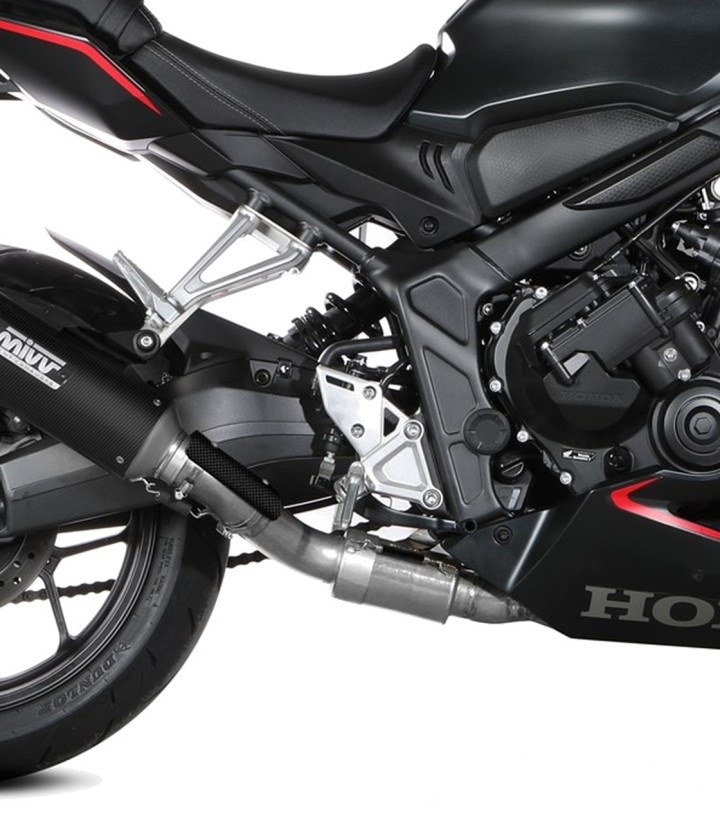 Échappement MIVV GP PRO Carbone pour Honda CB650R (24-26), CBR650R (24-26) H.096.L2P
