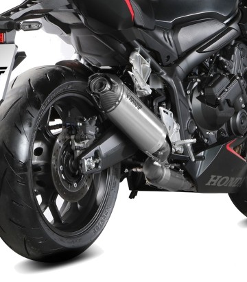 MIVV AK-1-uitlaat Titanium voor Honda CB650R (24-26), CBR650R (24-26) H.096.K4K