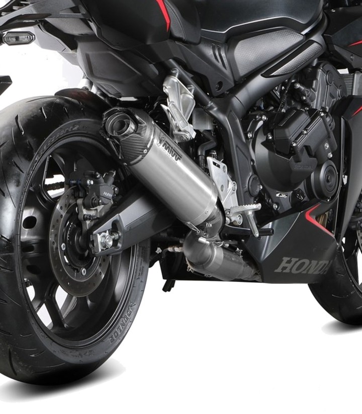Échappement MIVV AK-1 Titane pour Honda CB650R (24-26), CBR650R (24-26) H.096.L4K