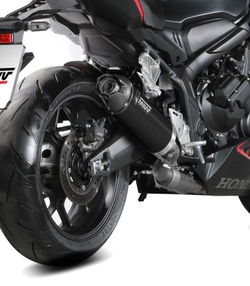 Escape MIVV AK-1 Negro para Honda CB650R (24-26), CBR650R (24-26) H.096.LZK