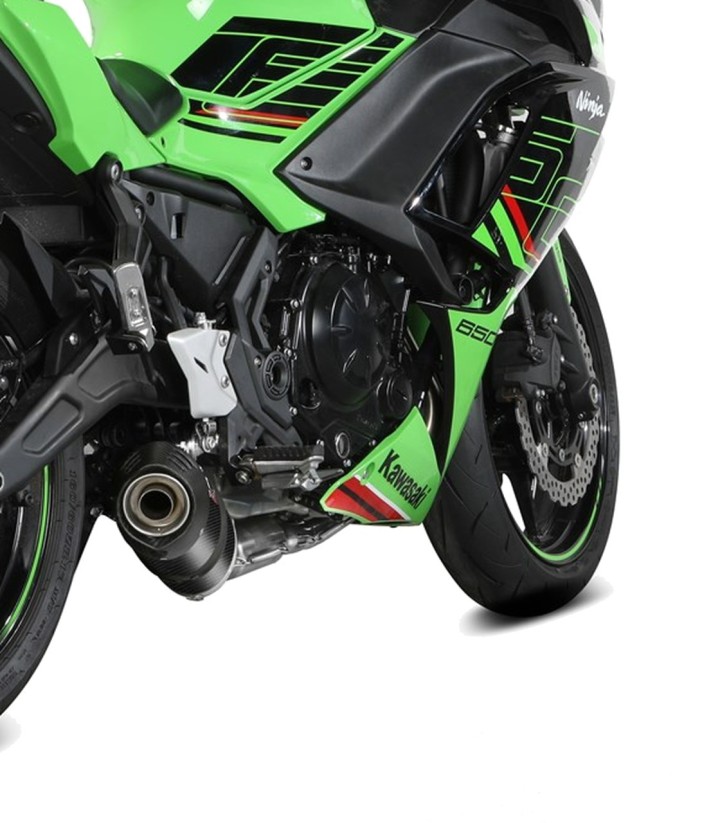Escape MIVV Oval Carbono para Kawasaki Ninja 650 (24-26), Z 650 (24-26) K.057.K3C