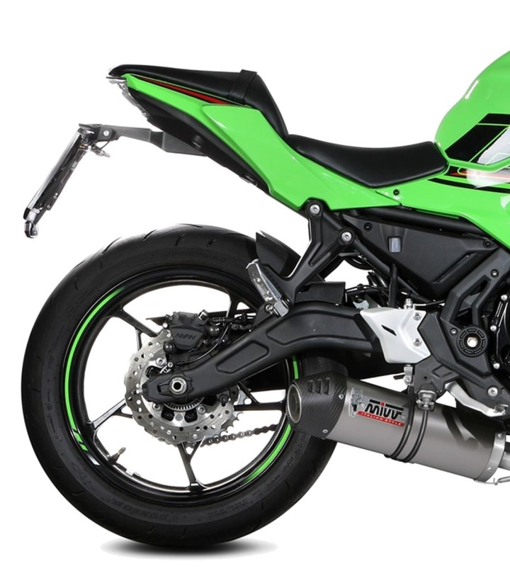 MIVV Oval Exhaust Titanium for Kawasaki Ninja 650 (24-26), Z 650 (24-26) K.057.K4C