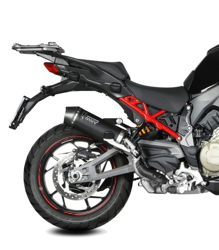 Échappement MIVV Oval Noir pour Ducati Multistrada V4 (25-26), Panigale V4 S (25-26) D.056.LZC
