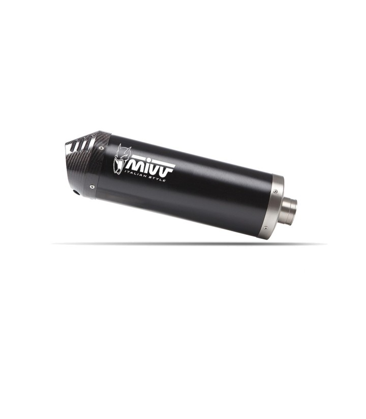 Scarico MIVV Oval Nero per Triumph Tiger 850 Sport (21-25) T.032.LVC