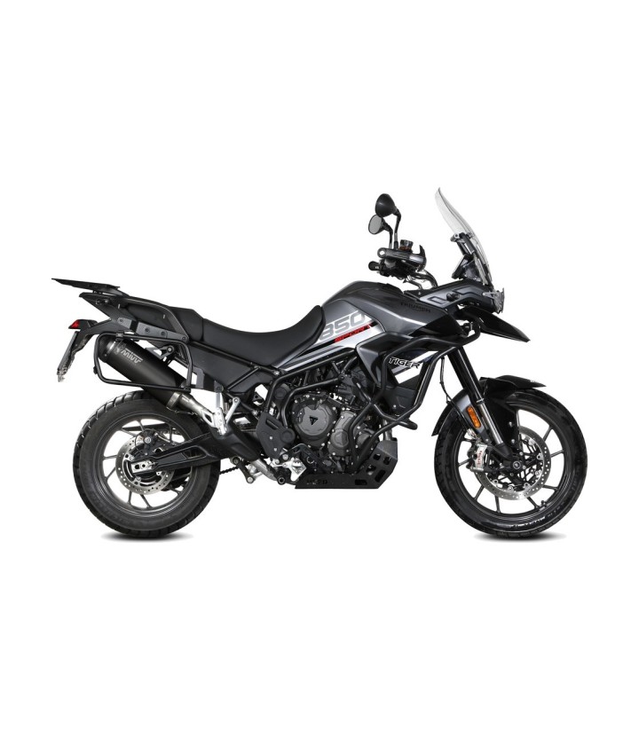 Auspuff MIVV Oval Schwarz für Triumph Tiger 850 Sport (21-25) T.032.LVC