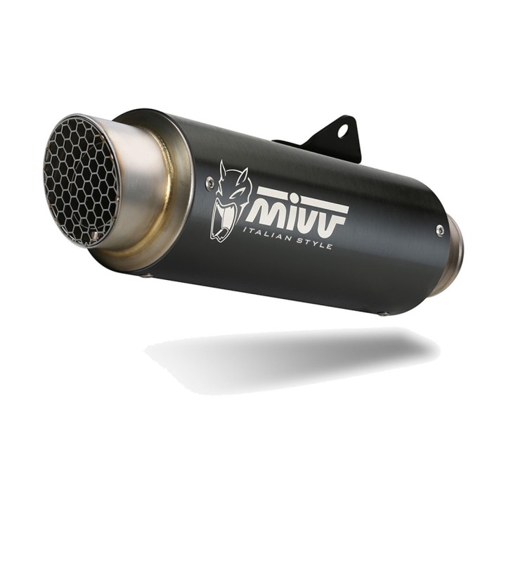 Échappement MIVV GP PRO Noir pour Yamaha MT-125 (20-26), YZF-R 125 (19-26) Y.067.KXBP