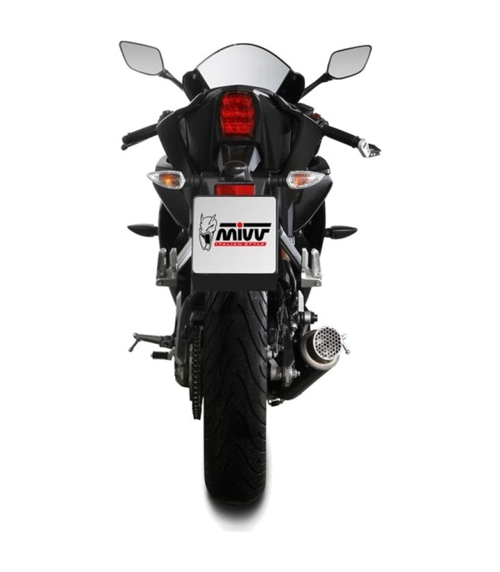 Échappement MIVV GP PRO Noir pour Yamaha MT-125 (20-26), YZF-R 125 (19-26) Y.067.KXBP