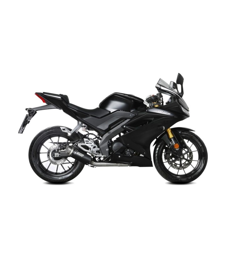Échappement MIVV GP PRO Noir pour Yamaha MT-125 (20-26), YZF-R 125 (19-26) Y.067.KXBP