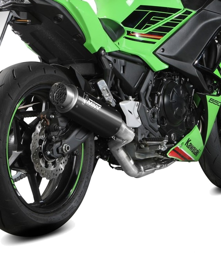 MIVV GP PRO Exhaust Black for Kawasaki Ninja 650 (24-26), Z 650 (24-26) K.058.KXBP