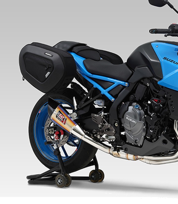 Yoshimura R-11 JMCA Full System Blue Titanium for Suzuki GSX-8R (24), GSX-8S (24) 110-118-5f80b