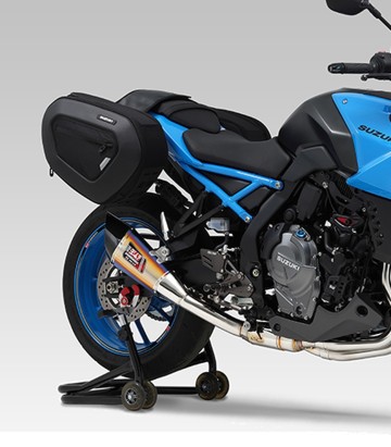 Yoshimura R-11 JMCA Full System Blue Titanium for Suzuki GSX-8R (24), GSX-8S (24) 110-118-5f80b