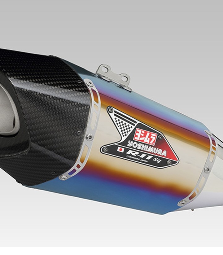 Yoshimura R-11 JMCA Exhaust Blue Titanium for Suzuki GSX-R 1000 (17-21) 110-50a-l16g1