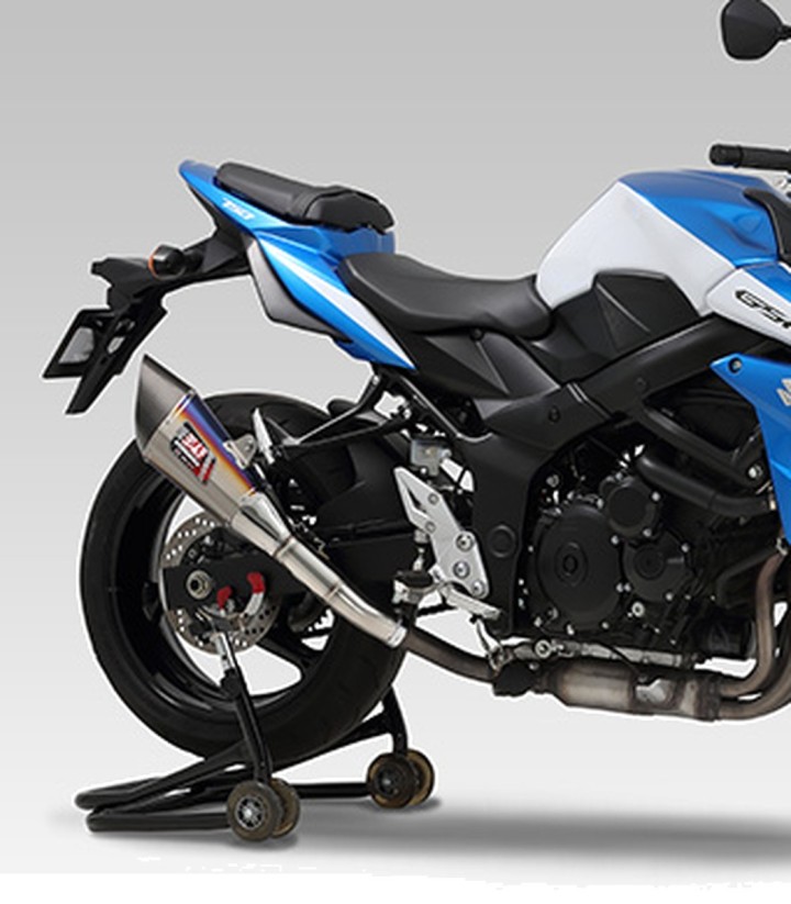 Yoshimura Sports R-11 Exhaust Blue Titanium for Suzuki GSR 750 (15-16), GSXS 750 (17-18) 170-158-5e80b