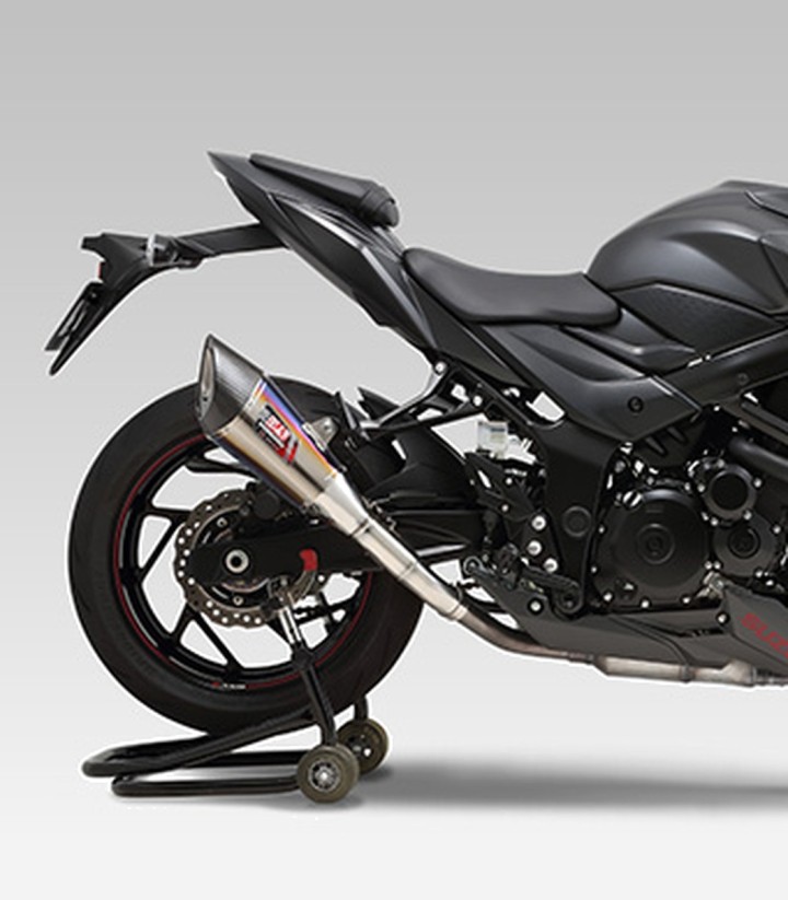 Yoshimura Sports R-11 Exhaust Blue Titanium for Suzuki GSR 750 (15-16), GSXS 750 (17-18) 170-158-5e80b