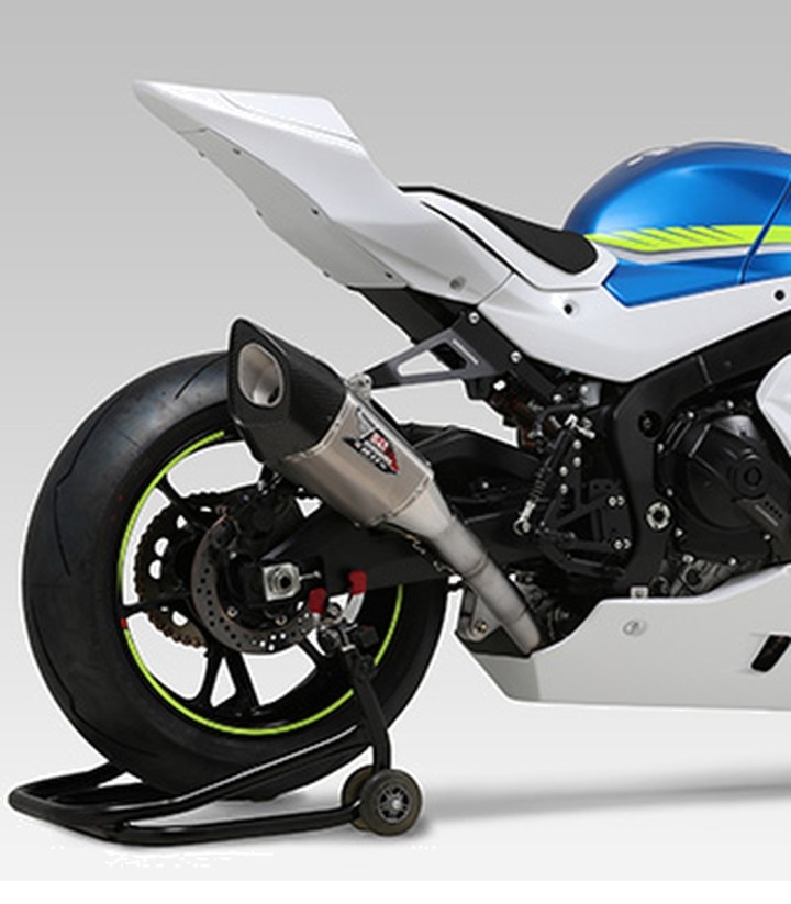 Yoshimura R-11Sq Full System Metal Magic with Carbon End Cap for Suzuki GSX-R 1000 (17-22) 150-50a-a12g1