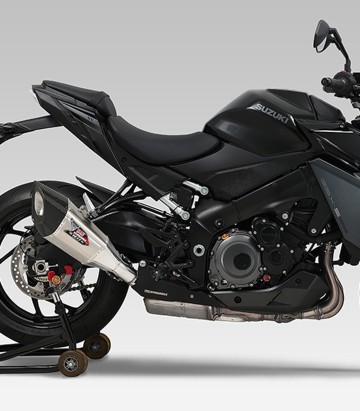 Yoshimura R-11Sq JMCA Exhaust Satin Stainless for Suzuki GSXS 1000 (21-26) 110-19a-l13g1